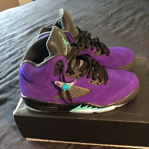 Alternate Grape Jordan Retro 5’s